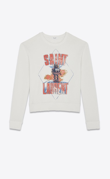 "Saint Laurent robot" sweatshirt